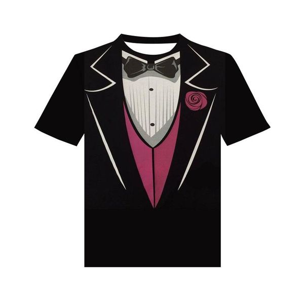 men's t-shirts gentleman tie trendy t-shirt round neck retro fashion casual outdoor, White;black
men's t-shirts gentleman tie trendy t-shirt round neck retro fashion casual outdoor, White;black