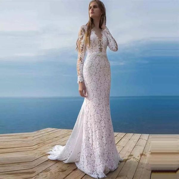 other wedding dresses 9804#v-neck full lace appliques beach bridal gowns see through tull elegant bride wear, White
other wedding dresses 9804#v-neck full lace appliques beach bridal gowns see through tull elegant bride wear, White
