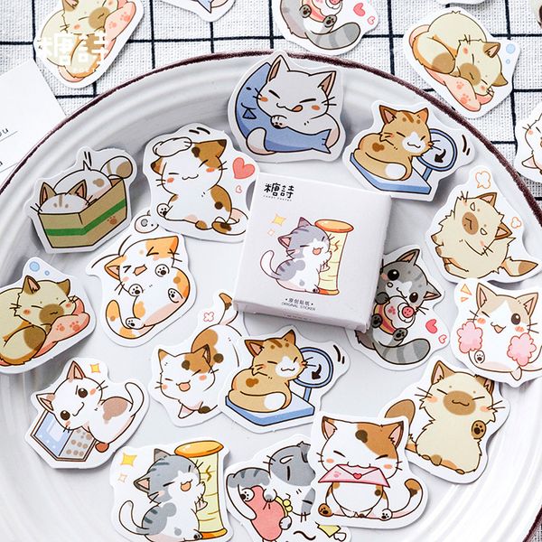 45pcs/pack Little Cat Mini Paper Sticker Decoration Diy Diary Scrapbooking Label Sticker Kawaii Stationery, As phohto
45pcs/pack Little Cat Mini Paper Sticker Decoration Diy Diary Scrapbooking Label Sticker Kawaii Stationery, As phohto