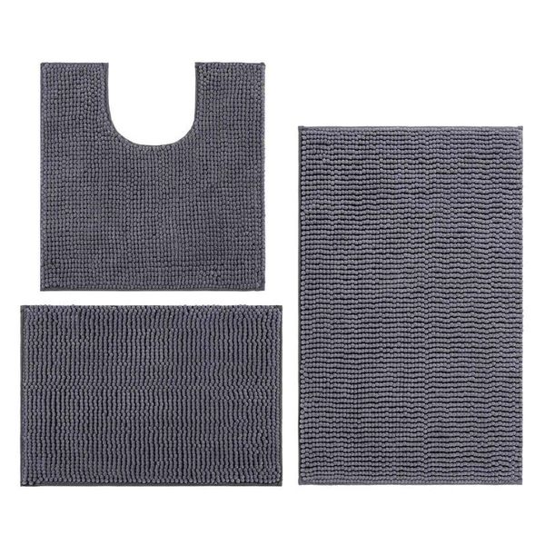 pieces bathroom rugs, anti-slip chenille bath rug, super absorbent luxury shaggy mats set, machine washable
pieces bathroom rugs, anti-slip chenille bath rug, super absorbent luxury shaggy mats set, machine washable