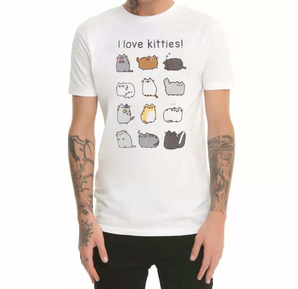 pusheen the cat i love kitties t-shirt nwt licensed & official, White;black
pusheen the cat i love kitties t-shirt nwt licensed & official, White;black