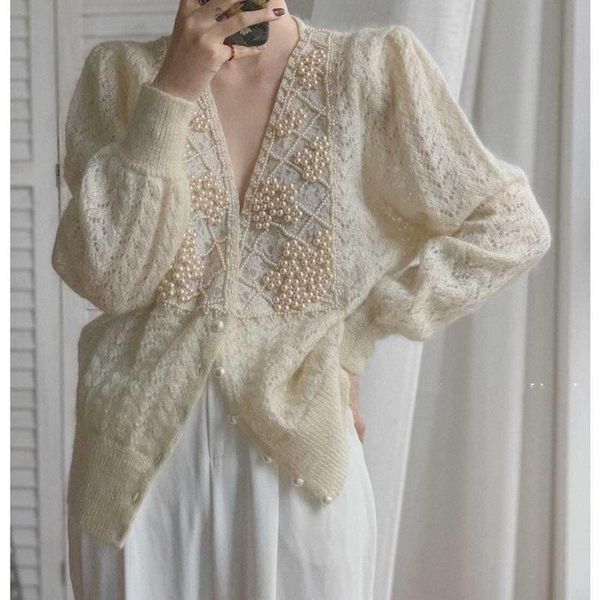women's knits & tees spring women long sleeve lace embroidery hollow out jacket korean fashion single-breasted outwear sun protection, White
women's knits & tees spring women long sleeve lace embroidery hollow out jacket korean fashion single-breasted outwear sun protection, White