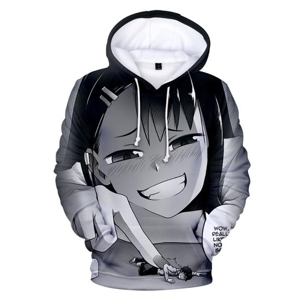 men's hoodies & sweatshirts harajuku nagatoro hayase 3d boys/girls pullover hooded clothes anime hoodie, Black
men's hoodies & sweatshirts harajuku nagatoro hayase 3d boys/girls pullover hooded clothes anime hoodie, Black
