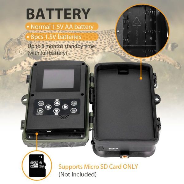 hunting cameras outdoor trail camera hc801a detector hd wildlife infrared monitoring cam 16mp 1080p surveillance night versio
hunting cameras outdoor trail camera hc801a detector hd wildlife infrared monitoring cam 16mp 1080p surveillance night versio