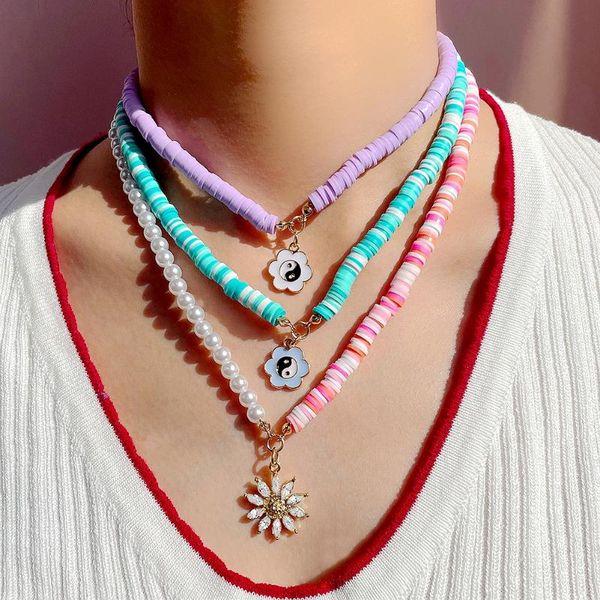 chains boho maria cross pendant necklace for women girls colorful clay beads enamel flower thick chain necklaces creative jewelry gifts, Silver
chains boho maria cross pendant necklace for women girls colorful clay beads enamel flower thick chain necklaces creative jewelry gifts, Silver