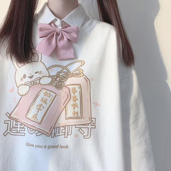 mimori print japanese sweet cute bear pattern o-neck hoodies women thick loose all-match pullover girl pink white base shirt women's &, Black
mimori print japanese sweet cute bear pattern o-neck hoodies women thick loose all-match pullover girl pink white base shirt women's &, Black