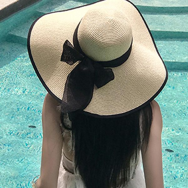 wide brim hats summer female sun visor hat big classic bowknot folding straw casual outdoor beach cap for women uv protection, Blue;gray
wide brim hats summer female sun visor hat big classic bowknot folding straw casual outdoor beach cap for women uv protection, Blue;gray