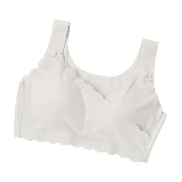 women nursing bra breast feeding wide strap non slip body shaping stretchy soft front opening buckle breathable seamless u shape maternity i, White
women nursing bra breast feeding wide strap non slip body shaping stretchy soft front opening buckle breathable seamless u shape maternity i, White