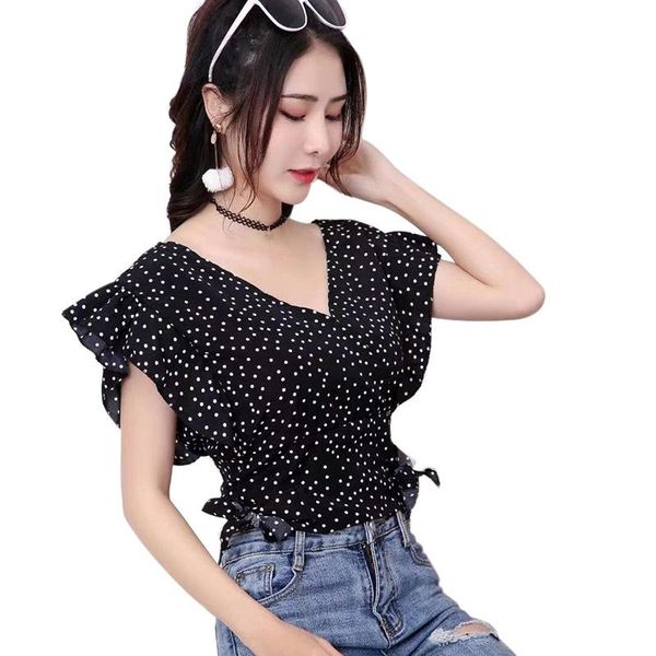 women's t-shirt summer clothes ladies casual v neck button up long sleeve solid fashion short, White
women's t-shirt summer clothes ladies casual v neck button up long sleeve solid fashion short, White