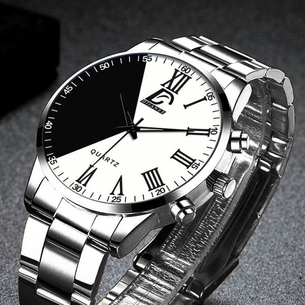 wristwatches fashion mens creative two-color splicing watches simple men business stainless steel minimalist quartz watch relogio masculino, Slivery;brown
wristwatches fashion mens creative two-color splicing watches simple men business stainless steel minimalist quartz watch relogio masculino, Slivery;brown