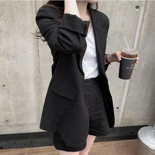 women blazer suit ol elegant office lady cotton and linen blazer+short pants suits 2 piece sets sunscreen clothing 210421, White
women blazer suit ol elegant office lady cotton and linen blazer+short pants suits 2 piece sets sunscreen clothing 210421, White