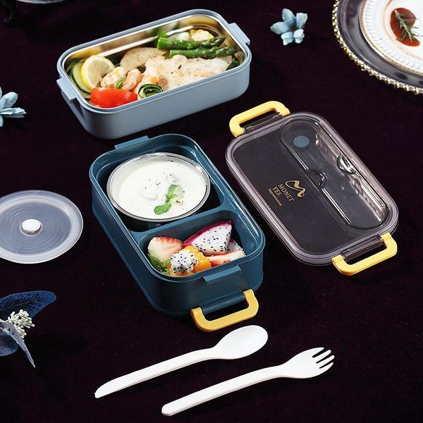 dinnerware sets stainless steel double-layer lunch box 1200ml fresh-keeping heat resistant microwave kitchen tableware leakproof sealed rice
dinnerware sets stainless steel double-layer lunch box 1200ml fresh-keeping heat resistant microwave kitchen tableware leakproof sealed rice