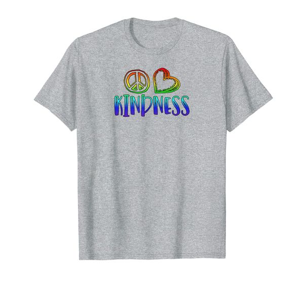 peace love and kindness rainbow lgbt pride vintage retro t-shirt, White;black
peace love and kindness rainbow lgbt pride vintage retro t-shirt, White;black