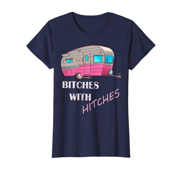 womens funny glamping tee bitches with hitches girls glamper tshirt t-shirt, White;black
womens funny glamping tee bitches with hitches girls glamper tshirt t-shirt, White;black
