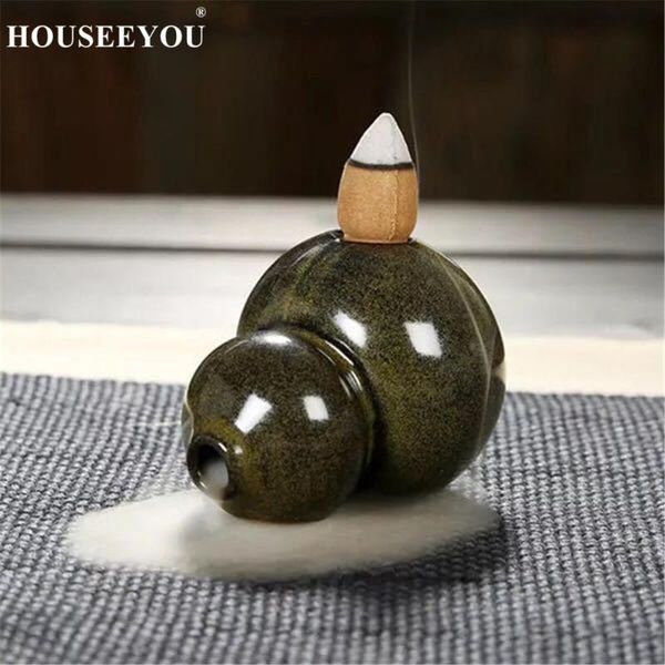 fragrance lamps mini backflow incense burner small gourd ceramic spice scented censer aroma furnace home office temple buddhist decorations
fragrance lamps mini backflow incense burner small gourd ceramic spice scented censer aroma furnace home office temple buddhist decorations