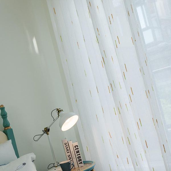 curtain & drapes american vintage stripe tulle for living room sheer fabric modern simple white veil bedroom window treatment
curtain & drapes american vintage stripe tulle for living room sheer fabric modern simple white veil bedroom window treatment