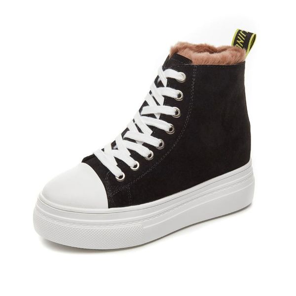 boots yd-ever 8cm real fur women high heel platform wedge shoes height increasing warm winter casual sneaker, Black
boots yd-ever 8cm real fur women high heel platform wedge shoes height increasing warm winter casual sneaker, Black