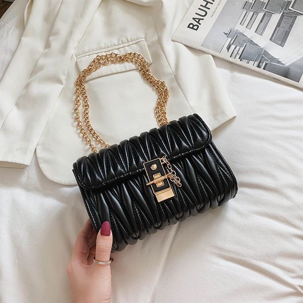 new folds design crossbody shoulder bag for women 2021trendy pu leather color small cute handbags and purses chain designer bag
new folds design crossbody shoulder bag for women 2021trendy pu leather color small cute handbags and purses chain designer bag