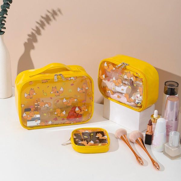 transparent wash cosmetic bag travel ins clutch three-piece pvc large capacity original printing storage boxes & bins
transparent wash cosmetic bag travel ins clutch three-piece pvc large capacity original printing storage boxes & bins