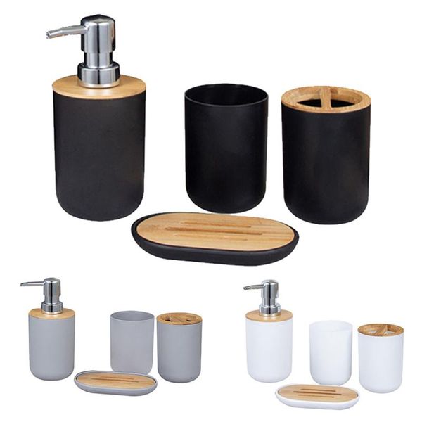 bath accessory set 4pcs bamboo bathrooms toothbrush holder soap dispenser dish container bathroom accessories
bath accessory set 4pcs bamboo bathrooms toothbrush holder soap dispenser dish container bathroom accessories