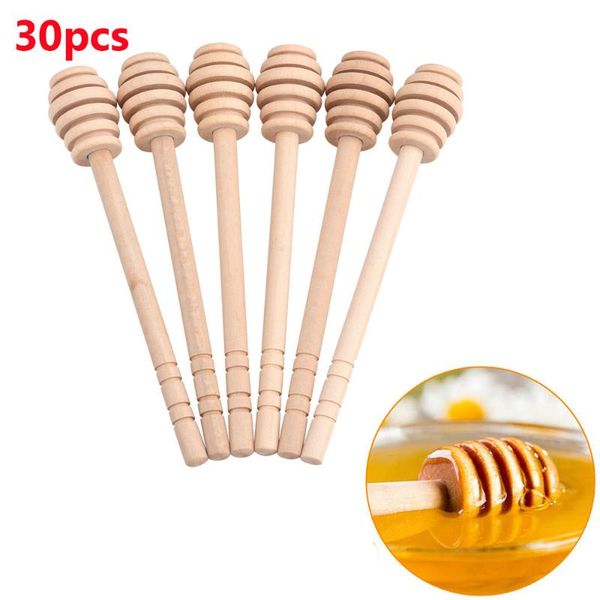30pcs wooden mini jam honey dipper jar dispensing collecting stirring rod stick 8/10/15cm spoons 
30pcs wooden mini jam honey dipper jar dispensing collecting stirring rod stick 8/10/15cm spoons