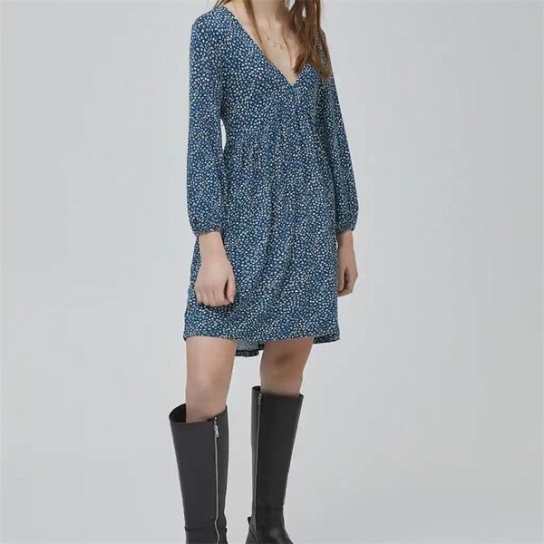 women 2021 chic fashion print ruffled mini dress v neck vintage long sleeve female dresses vestidos mujer casual, Black;gray
women 2021 chic fashion print ruffled mini dress v neck vintage long sleeve female dresses vestidos mujer casual, Black;gray