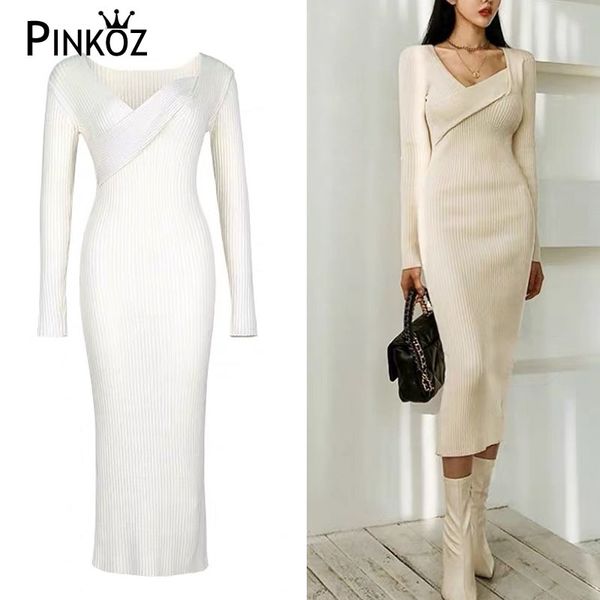 winter elegant long sweater dress women slim square collar knit midi woman sleeve bodycon es mujer 210421, White
winter elegant long sweater dress women slim square collar knit midi woman sleeve bodycon es mujer 210421, White