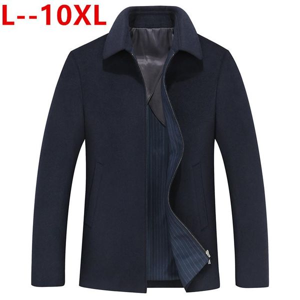 men's wool & blends 10xl 8xl 6x men jacket warm winter trench coat outwear overcoat turn-down collar casual windbreaker jackets, Black
men's wool & blends 10xl 8xl 6x men jacket warm winter trench coat outwear overcoat turn-down collar casual windbreaker jackets, Black