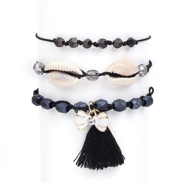 charm bracelets black crystal beaded elastic bracelet sets for women nice round bead tassel shell pendant boho jewelry w, Golden;silver
charm bracelets black crystal beaded elastic bracelet sets for women nice round bead tassel shell pendant boho jewelry w, Golden;silver