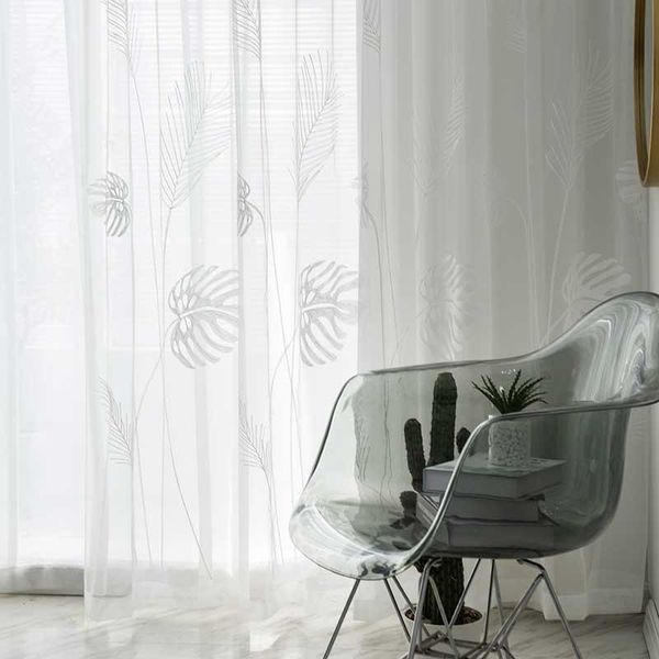 curtain & drapes modern embroidered tulle window curtains for living room bedroom leaf sheer voile kitchen blind door custom
curtain & drapes modern embroidered tulle window curtains for living room bedroom leaf sheer voile kitchen blind door custom