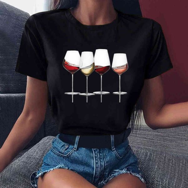 women's t-shirt black t shirt wine glass printed women fashion tshirt female camiseta mujer short sleeve lady yong girl tee 3, White
women's t-shirt black t shirt wine glass printed women fashion tshirt female camiseta mujer short sleeve lady yong girl tee 3, White