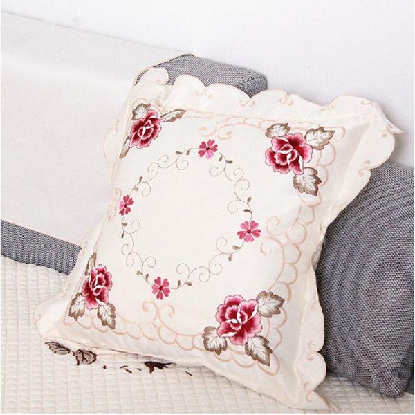 european style cushion cover elegant embroidered flower car covers rustic embroider decorative pillow home textile cushion/decorative 
european style cushion cover elegant embroidered flower car covers rustic embroider decorative pillow home textile cushion/decorative