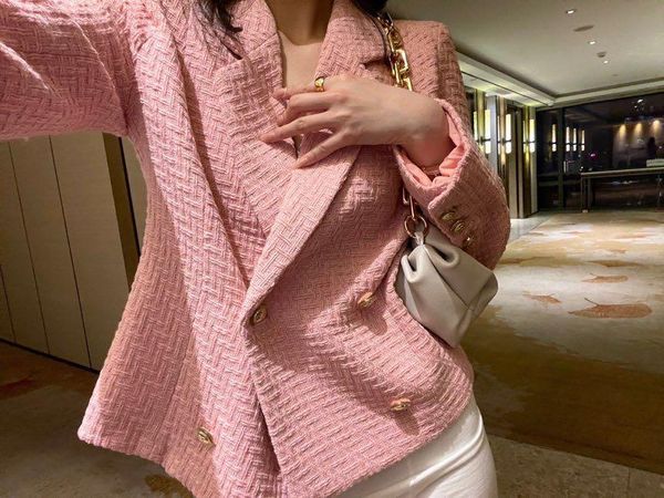 women's jackets ik0464 fashion coats & 2021 runway luxury european design party style clothing, Black;brown
women's jackets ik0464 fashion coats & 2021 runway luxury european design party style clothing, Black;brown