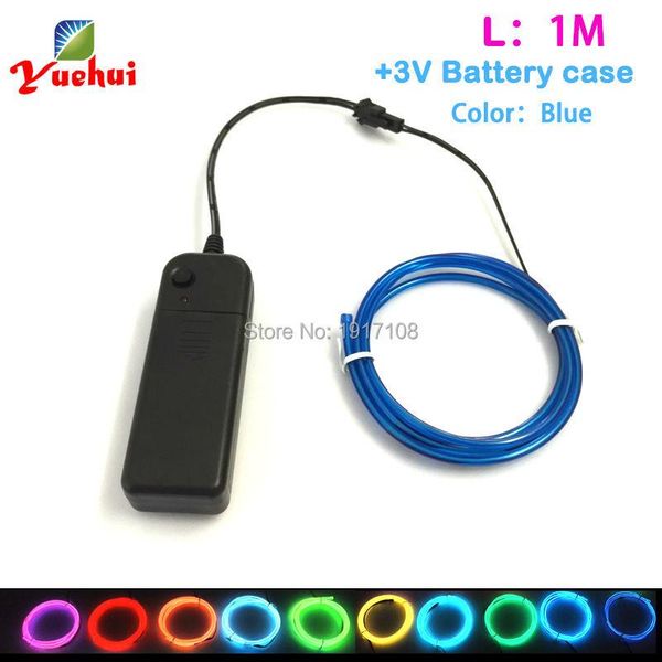 party decoration 1meter 3.2mm 10 color option battery powered el wire tube rope flexible glow led neon light for car wedding
party decoration 1meter 3.2mm 10 color option battery powered el wire tube rope flexible glow led neon light for car wedding