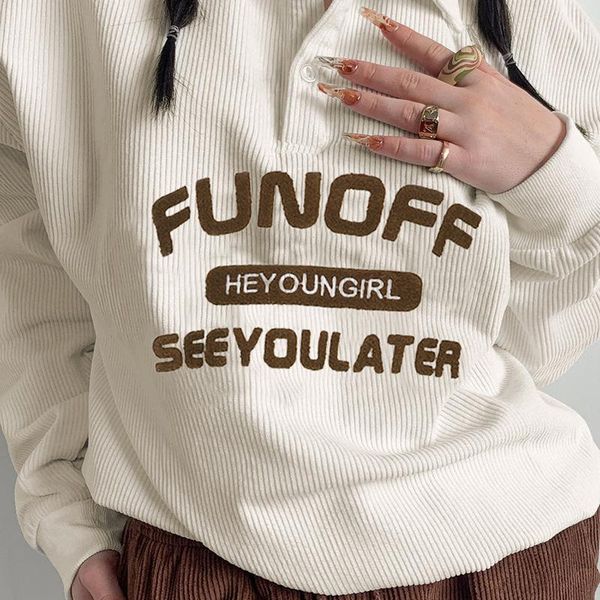 women's hoodies & sweatshirts letter embroidery women autumn loose casual long sleeve pullover streetwear fashion ladies, Black
women's hoodies & sweatshirts letter embroidery women autumn loose casual long sleeve pullover streetwear fashion ladies, Black