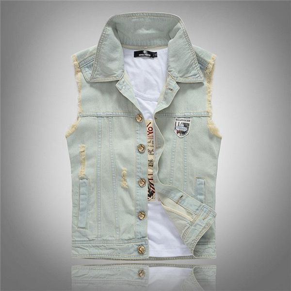 men's vests 2021 autumn vintage design mens denim vest male retor sleeveless oversized jackets men ripped hole light bule jean 6xl, Black;white
men's vests 2021 autumn vintage design mens denim vest male retor sleeveless oversized jackets men ripped hole light bule jean 6xl, Black;white