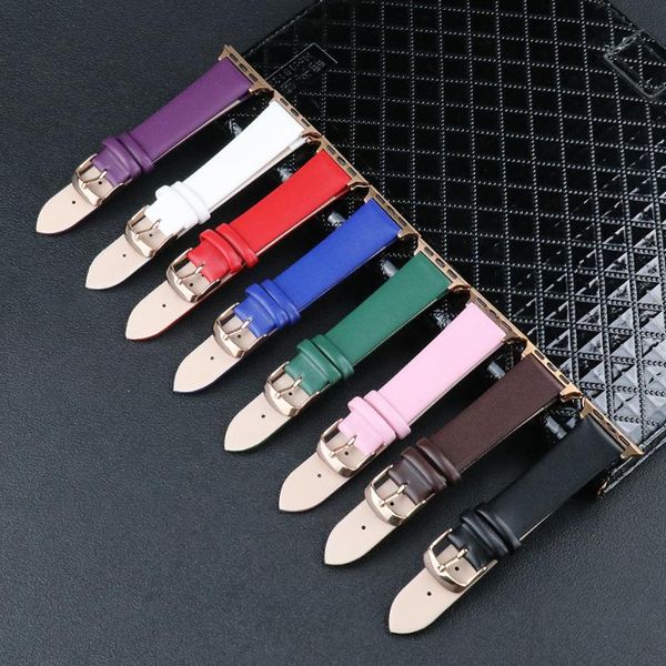 watch bands colorful soft genuine leather watchband for smart 38-40mm 42-44mm bracelet strap band accessories rose gold, Black;brown
watch bands colorful soft genuine leather watchband for smart 38-40mm 42-44mm bracelet strap band accessories rose gold, Black;brown