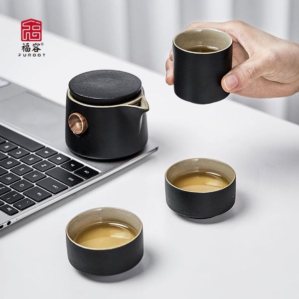 party favor ceramic teapots with 2 cups mountain portable travel tea set drinkware
party favor ceramic teapots with 2 cups mountain portable travel tea set drinkware