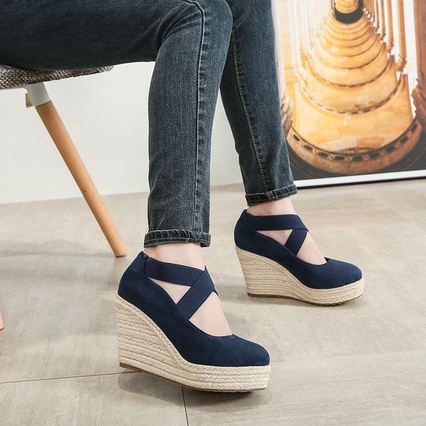 dress shoes european and american wedge heel women's single 2011 autumn round toe fashion platform high, Black
dress shoes european and american wedge heel women's single 2011 autumn round toe fashion platform high, Black
