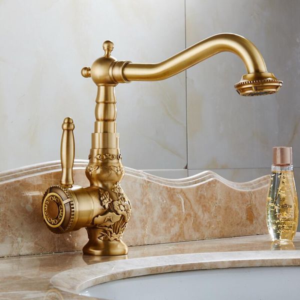 bathroom sink faucets brass european-style faucet antique vintage rotating varved basin and cold table art water mixed tap
bathroom sink faucets brass european-style faucet antique vintage rotating varved basin and cold table art water mixed tap