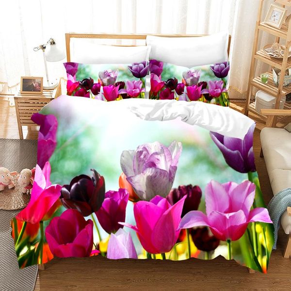 bedding sets colorful tulip set customized bed flowers comforter luxury decor home textiles drop
bedding sets colorful tulip set customized bed flowers comforter luxury decor home textiles drop