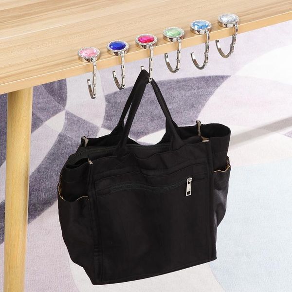 hooks & rails 1 pcs metal portable foldable bag holder purse hook handbag hanger diamond folding table clasp desk
hooks & rails 1 pcs metal portable foldable bag holder purse hook handbag hanger diamond folding table clasp desk