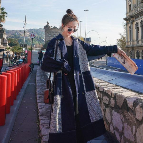 women's trench coats 2021 autumn women fashion slim jacket female leisure cowboy windbreaker ladies long section coat girls out, Tan;black
women's trench coats 2021 autumn women fashion slim jacket female leisure cowboy windbreaker ladies long section coat girls out, Tan;black