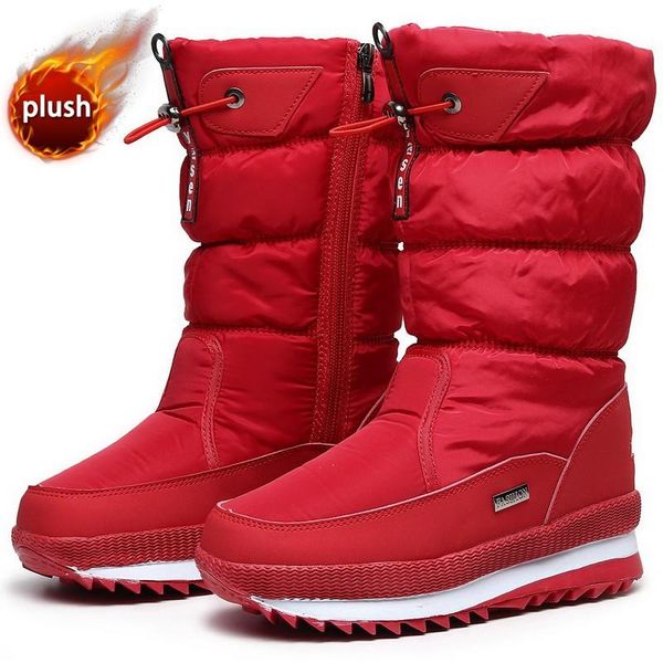 boots women snow luxury winter thick plush waterproof non-slip fashion female shoes warm fur botas mujer, Black
boots women snow luxury winter thick plush waterproof non-slip fashion female shoes warm fur botas mujer, Black