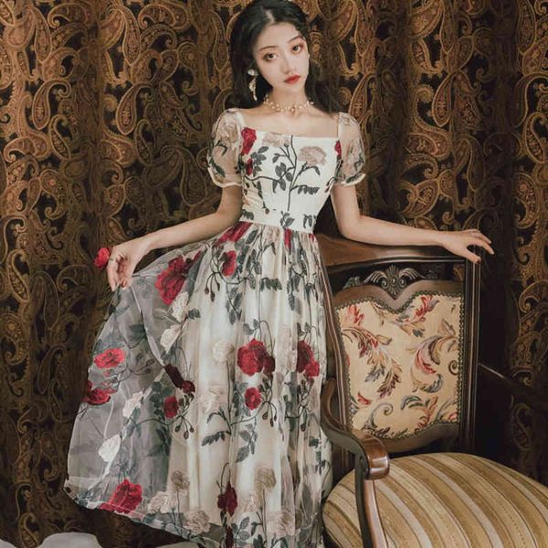 dress chinese style embroidered women's fashionable party high waist summer of elegant 2021 women ed in short sleeves, Black;gray
dress chinese style embroidered women's fashionable party high waist summer of elegant 2021 women ed in short sleeves, Black;gray