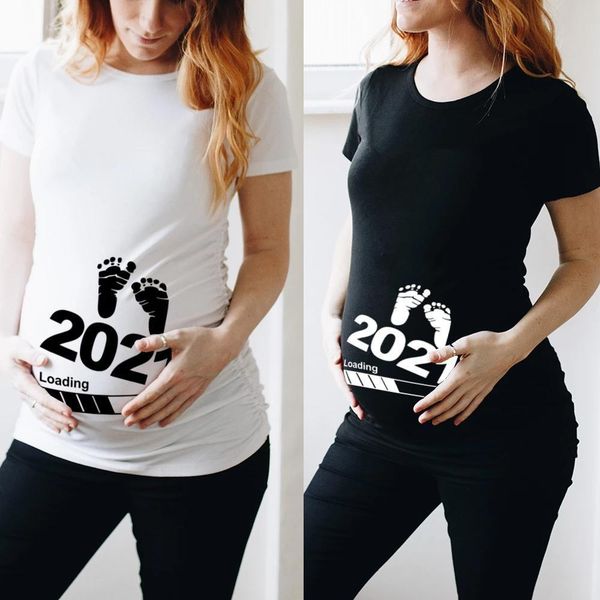 baby loading printed pregnant maternity women short sleeve pregnancy announcement mom tshirts clothes, White
baby loading printed pregnant maternity women short sleeve pregnancy announcement mom tshirts clothes, White