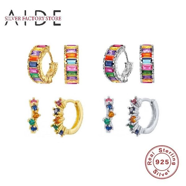 colorful zircon hoop earrings for women fashion real 925 sterling silver piercing earings jewelry pendientes gift kolczyki & huggie, Golden;silver
colorful zircon hoop earrings for women fashion real 925 sterling silver piercing earings jewelry pendientes gift kolczyki & huggie, Golden;silver