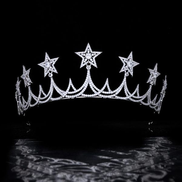hair clips & barrettes shining star zircon bridal crown bride wedding accessories stars tiaras headdress jewelry hq0352, Golden;silver
hair clips & barrettes shining star zircon bridal crown bride wedding accessories stars tiaras headdress jewelry hq0352, Golden;silver
