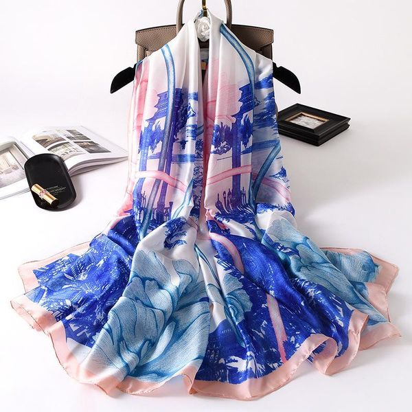 brand silk scarves summer women shawls and wraps print hijabs scarfs foulard femme pashmina beach stoles fashion, Blue;gray
brand silk scarves summer women shawls and wraps print hijabs scarfs foulard femme pashmina beach stoles fashion, Blue;gray