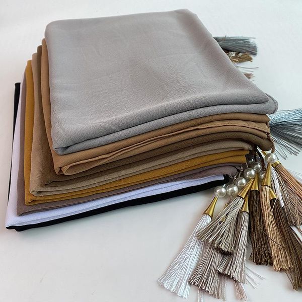 scarves elegant and moderate ladies bubble chiffon solid color oversized muslim headscarves shawls wrap women's, Blue;gray
scarves elegant and moderate ladies bubble chiffon solid color oversized muslim headscarves shawls wrap women's, Blue;gray